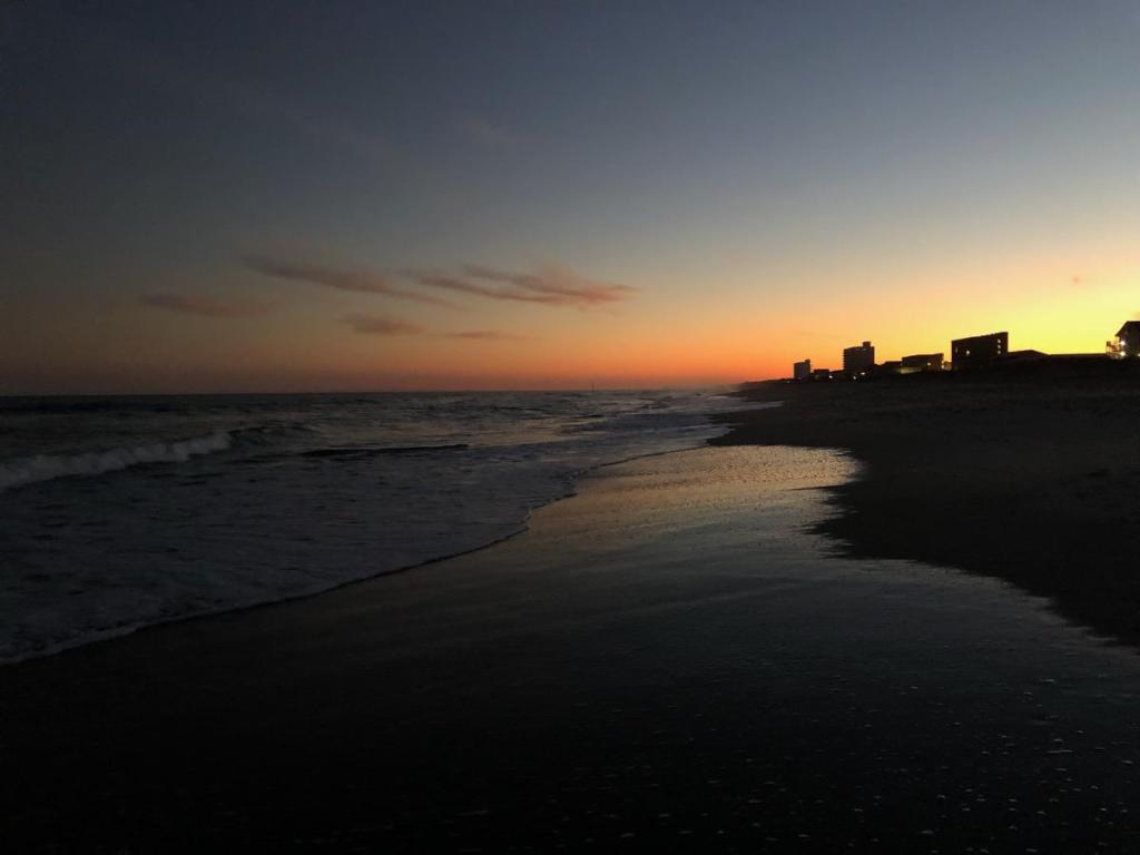 Carolina Beach at sunset
