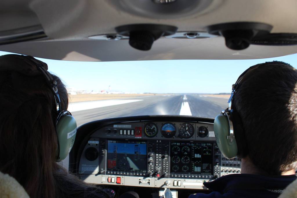 Take off RDU plane aviation instruction