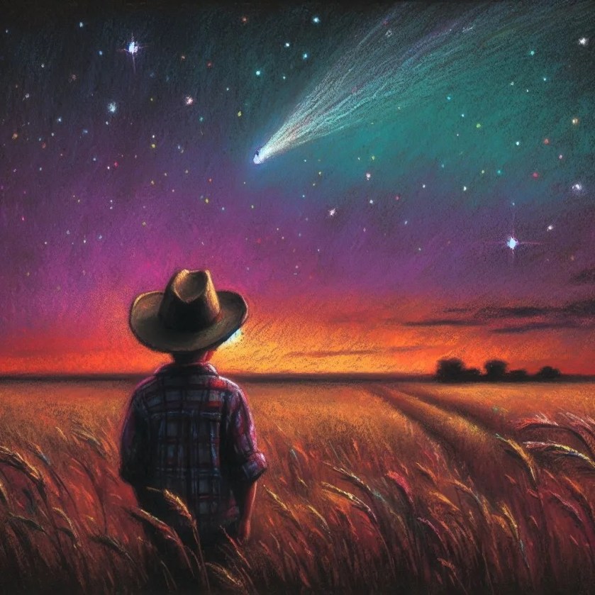 north dakota halley's comet astronomy space aviation