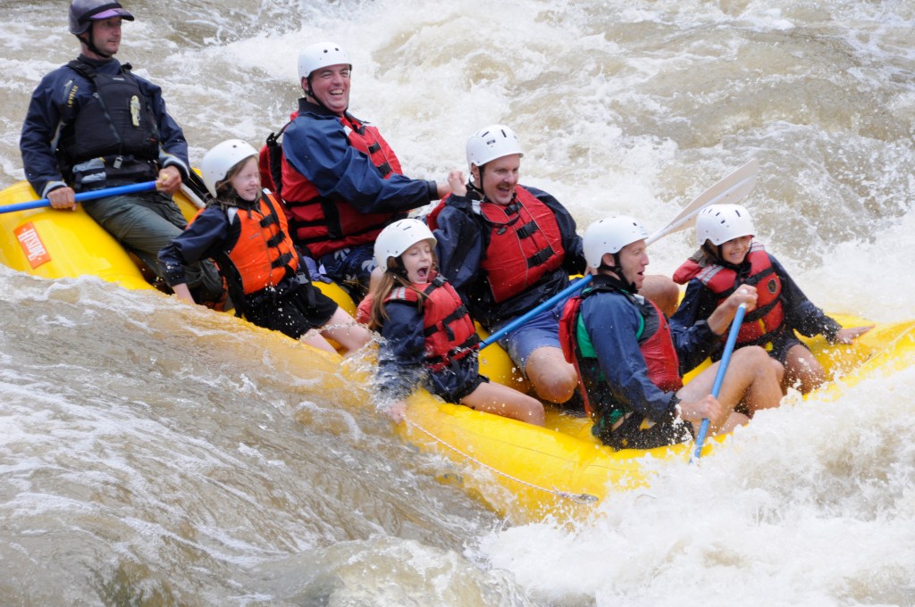 Indian Princess Y-Guides white water rafting friends dads daughters